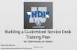 HDIAU Lab A - Building the service desk training plan