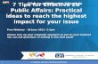 7 tips for effective eu public affairs   practical ideas to reach the highest impact for your issue
