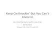 Keep on knockin' but you can't come in: access denials and e-journal selection