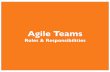 Agile teams and responsibilities