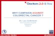 "Why campaign against colon cancer" Paris "Doctors 2.0" conference