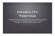 UCD and Usability Testing (2007)