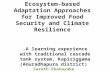 Ecosystem-based Adaptation Approaches for Improved Food Security and Climate Resilience