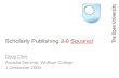 Scholarly Publishing 2.0 Squared
