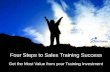Four Steps To Sales Training Success