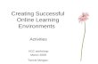 Creating successful online learning experiences--Activities
