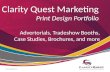 Clarity Quest Marketing - Print Design Portfolio