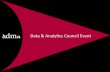 ADMA Data and Analytics Council Event