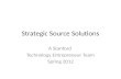 Strategic source solutions -closing presentation