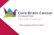 Cure Brain Cancer Foundation CEO update March 2014