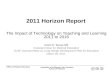 Horizon report 2011 Annotated