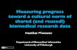 NESCent visit:  Measuring progress toward a cultural norm of shared (and reused!) biomedical research data