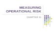 Measuring operational risk