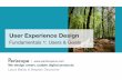 User Experience Design Fundamentals - Part 1: Users & Goals