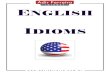 English Idioms - Adir Ferreira Idioms