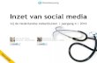 Vooruitblik op onderzoek 'inzet social media bij nederlandse ziekenhuizen’   jaargang 4 - 2014