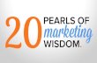 20 Enlightening Pearls of Wisdom From Marketing Experts