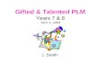 Gifted & Talented PLM