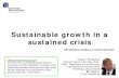 Sustainable growth in a sustained crisis - the business model as a tool to innovate (2012)