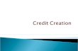 Credit Creation economics for mba