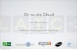 EU Data Cloud - On to the Cloud