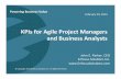 KPIs for Agile Project Managers and Business Analysts