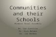 Communities And Their Schools 8.10.09