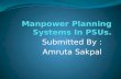 Manpower Planning Systems in PSUs