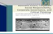 Chapter 4 - Business Ethics, Corporate Social Responsibility, Corporate Governance and Critical Thinking