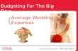Budgeting For The Big Day: Average Wedding Expenses