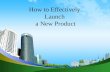 How to effectively launch a new product ppt @ bec doms mba bagalkot