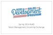 Spring 2014 RoKS - Sales Development Program