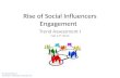 Trend Assessment - Rise of Social Influencers Engagement