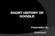 Short history of google