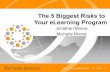 The 5 Biggest Risks to Your eLearning Program