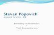 Promoting Tourism Product & Trade Communications, Stevan Popovich