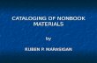 Cataloging of nonbook materials edited