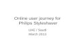 Online User Journey for Philips styleshaver