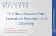 The Real Reason Your Executive Resume Isn't Working