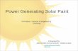 solar paint that generates electricity