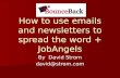 How to use email newsletters