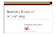 LBA  Ruthless Rules Of Advertising
