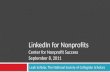 LinkedIn for Nonprofits