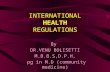 International health regulation
