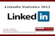 LinkedIn Statistics 2013