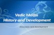 Vedic maths history and development