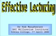 UHI Millennium Institute, Business and Leisure - Effective Learning (Orkney College)