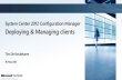 ConfigMgr 2012 - Deploying & Managing Clients
