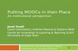 Putting MOOCs in their place: Altc2014 presentation final 3 sept