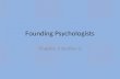 Founding psychologists